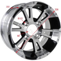 Jante Alu Arrire pour quad Shineray 350cc (XY350ST-2E) photos 1