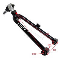 Bras de suspension suprieur Droit pour Quad 300 Shineray ST-4E photos 1
