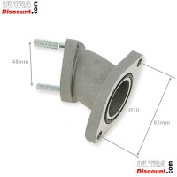 Pipe dirt bike 30mm pour moteur Zongshen photos 1