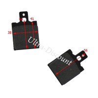 Plaquette de frein avant pour Scooter Baotian BT49QT-7 (type 1) photos 1