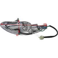 Clignotant avant gauche pour scooter Baotian BT49QT-9 photos 1