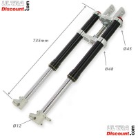 Fourche dirt bike complte ( 735 mm ) photos 1