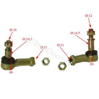Biellette de direction pour Quad Shineray 200cc (XY200ST-6A) photos 1