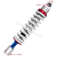 Amortisseur dirt bike 365mm  380mm modle 11-Blanc photos 1