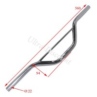 Guidon Pocket bike Supermotard (Chrome) photos 1
