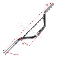 Guidon Pocket bike cross (Chrome) images 2