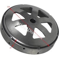 Cloche d'embrayage Ventile - Allge Scooter Baotian 50cc BT49QT-7 photos 1