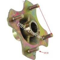 Moyeu de roue arrire pour Quad Shineray 350cc photos 1