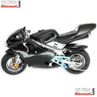 Pocket Bike 49cc noir avec optique avant photos 1
