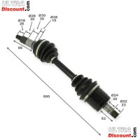 Cardan pour Quad Bashan 250cc BS250AS-43 photos 1