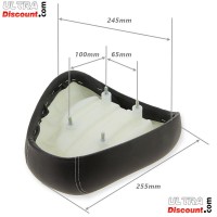 Selle noir pour scooter Mini Citycoco photos 1