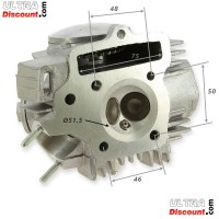 Culasse de quad 110cc (1P52FMH 51.5mm) photos 1