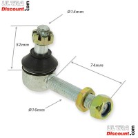 Rotule de suspension suprieure 14 pour Quad 250F1 photos 1