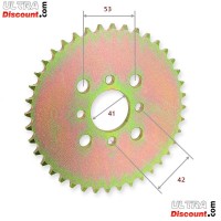 Couronne de 40 dents pour Quad Bashan 250cc (Pas:428H,BS200s-7) images 2