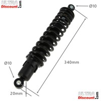 Amortisseur Arrire Quad Bashan 200cc (BS200S-7) (340mm) Noir photos 1