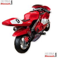 Pocket Bike 49cc Haute Qualit Rouge et blanc photos 1