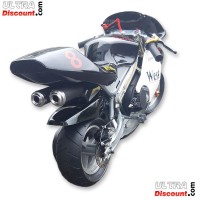 Pocket Bike 49cc Haute Qualit Noir et blanc images 2