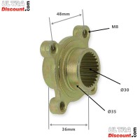 Support de couronne 30 pour Quad Shineray 200STIIE 200STIIEB (type4) images 2