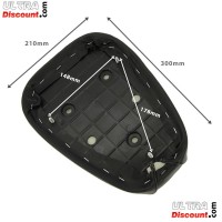 Selle noir pour scooter Citycoco (Type 2) photos 1