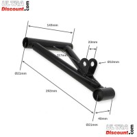 Triangle de Suspension pour mini Quad Bigfoot (200mm) images 2