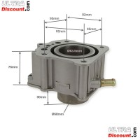 Cylindre quad 200cc à refroidissement liquide (Ø63.5) (type2) photos 1 Cylindre quad 200cc à refroidissement liquide (Ø63.5) (type2) photos 1