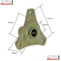Moyeu de roue arrire pour Quad 110cc - 125cc photos 1