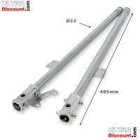 Paire de tubes de fourche pour pocket bike (+10cm) photos 1