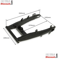 Bras oscillant pour Super Pocket Replique YZF R1 (Noir) photos 1