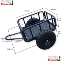 Remorque 6 pouces pour Quad Electrique images 2