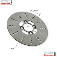 Disque de Frein Avant pour Quads (200mm) images 2