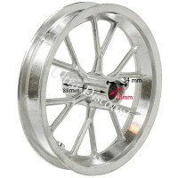 Jante arrire pour pocket bike Cross (8'', type 2) photos 1