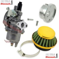 Kit carburateur 12mm pour pocket Supermotard (dor�) photos 1