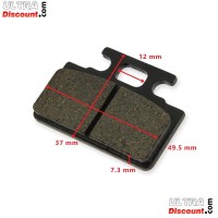 Plaquette de frein dirt bike type 4 photos 1