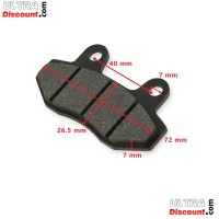 Plaquette de frein dirt bike type 6 photos 1