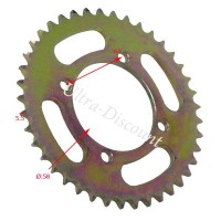 Couronne renforce de 37 dents pour dirt (modle 1, Pas : 420) photos 1