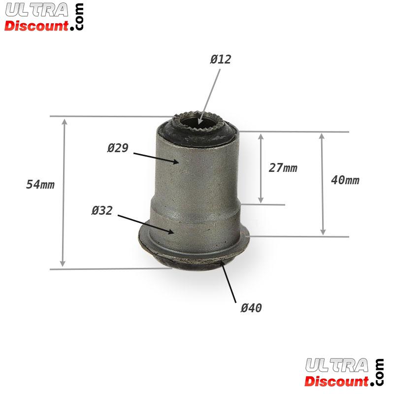 Silent bloc pour triangle de suspension quad Spy Racing 350F3 photos 1