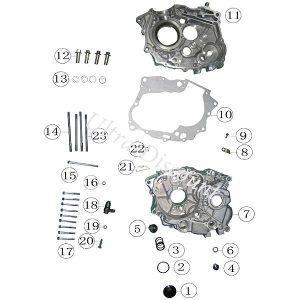 Doigt de pression pour moteur quad Shineray 200cc photos 2