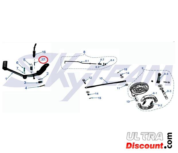 Ressort du capteur de frein Skyteam PBR photos 1