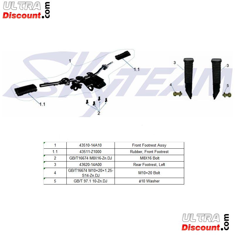 Marche pieds avant pour Skyteam Skymax photos 1