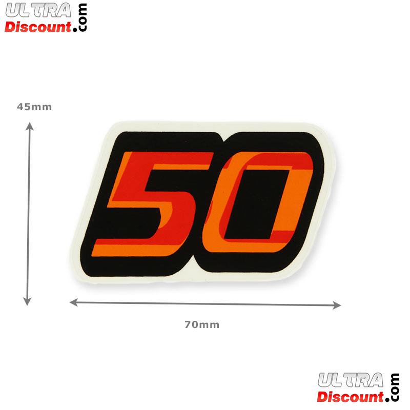 Autocollant 50cc pour Trex (orange-noir) photos 1