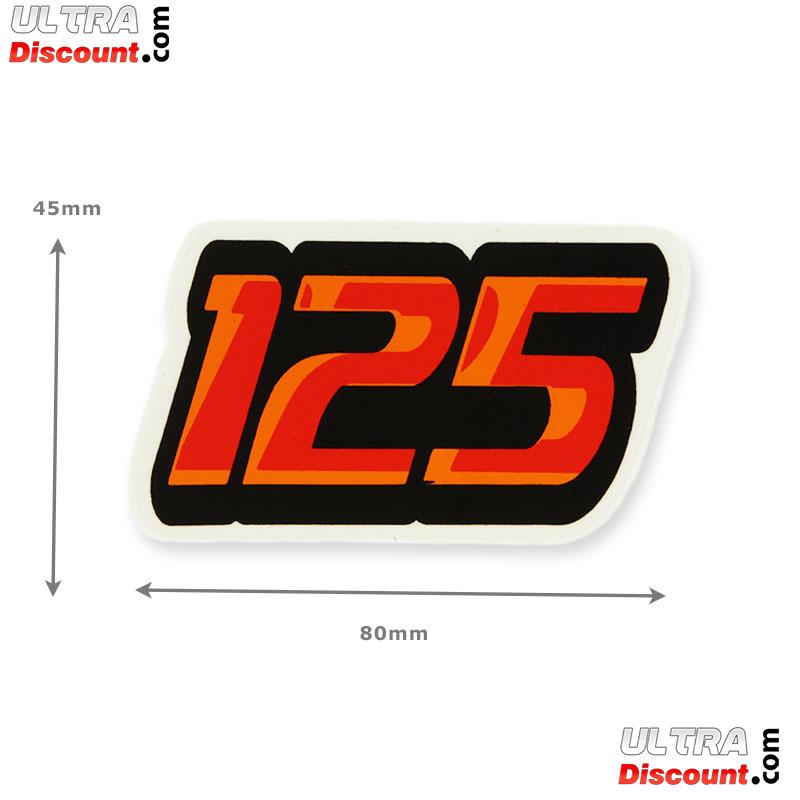 Autocollant 125cc pour Trex (orange-noir) photos 1