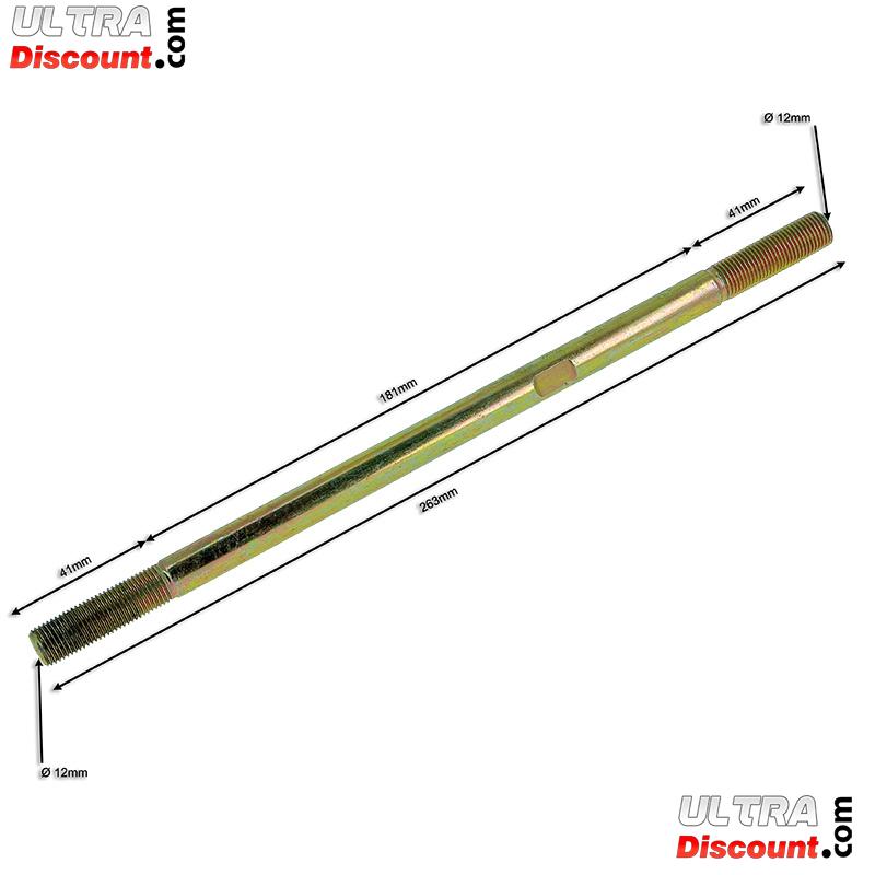 Axe de Biellette de Direction 263mm pour Quads Shineray 250STXE photos 1