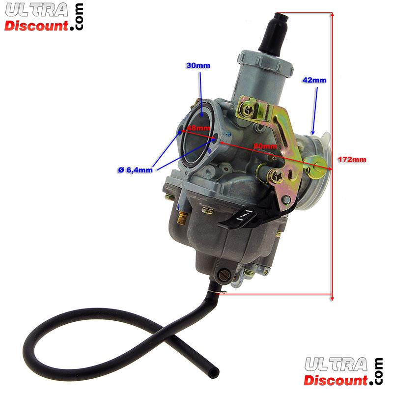 PZ30 Pompe d'accélération/carburateur pour motos et quads de 200cc