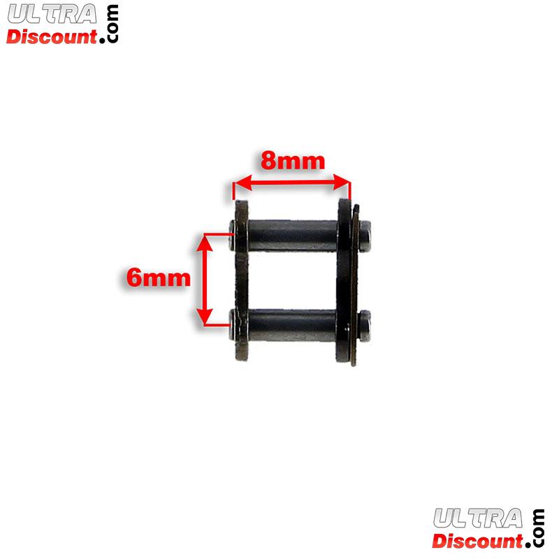 Chaine 83 Maillons RENFORCE Petit Pas pour Pocket Supermotard photos 1