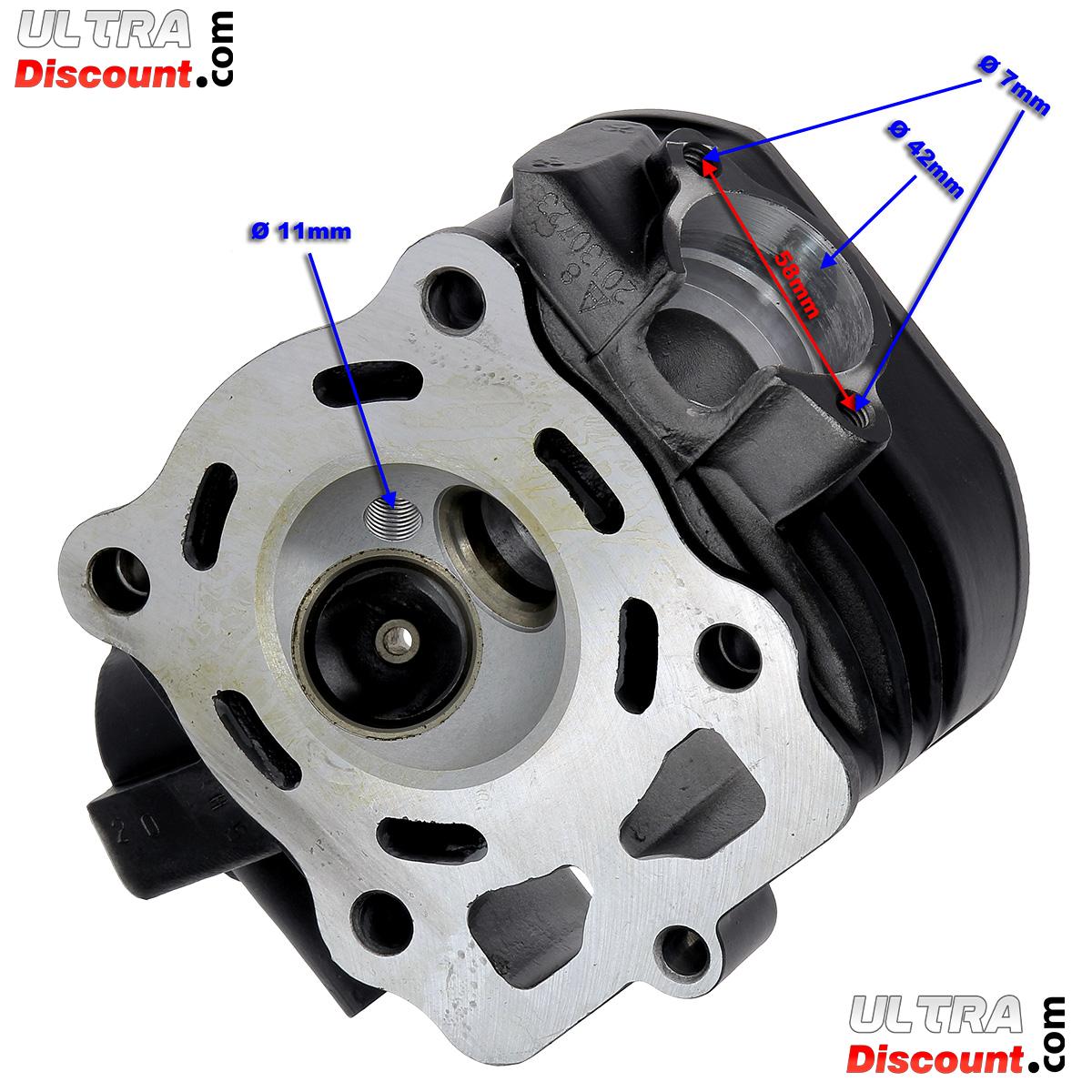 Culasse pour Moteur de Quad Bashan 250cc (Noire, BS250S-11) photos 3