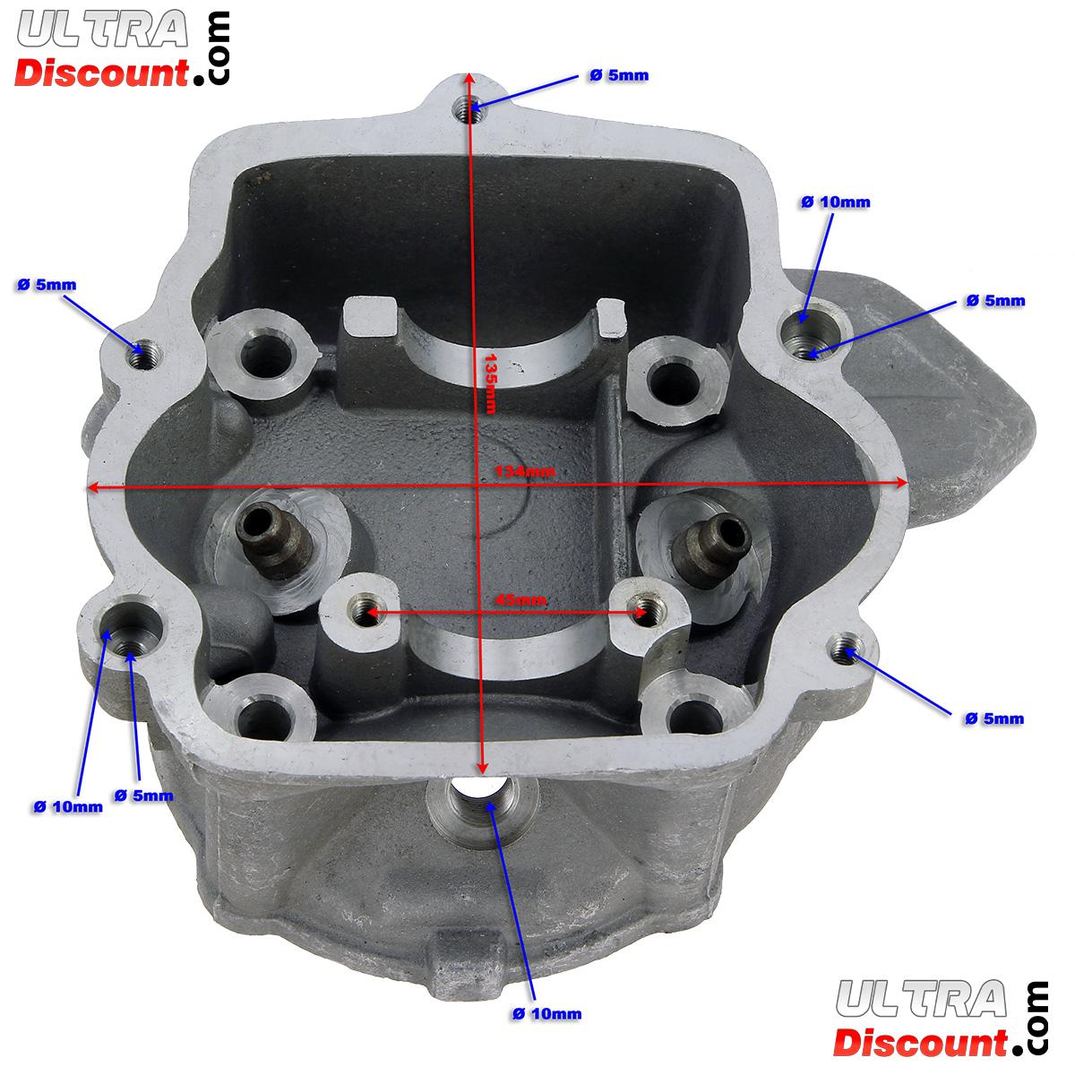 Culasse pour Quads Shineray 250ST-9C (Moteurs 172MM) photos 1