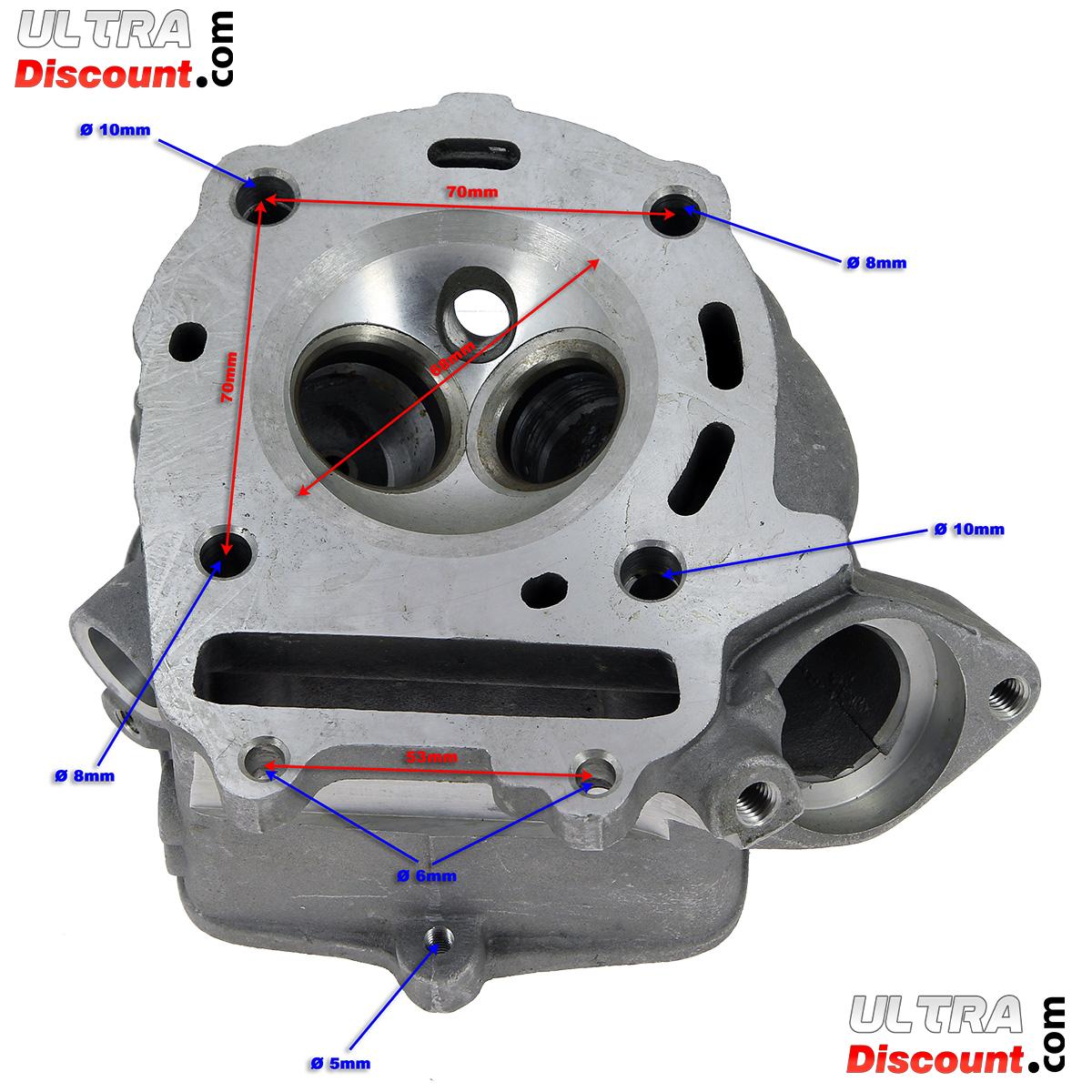 Culasse pour Quads Shineray 250ST-9C (Moteurs 172MM) photos 2