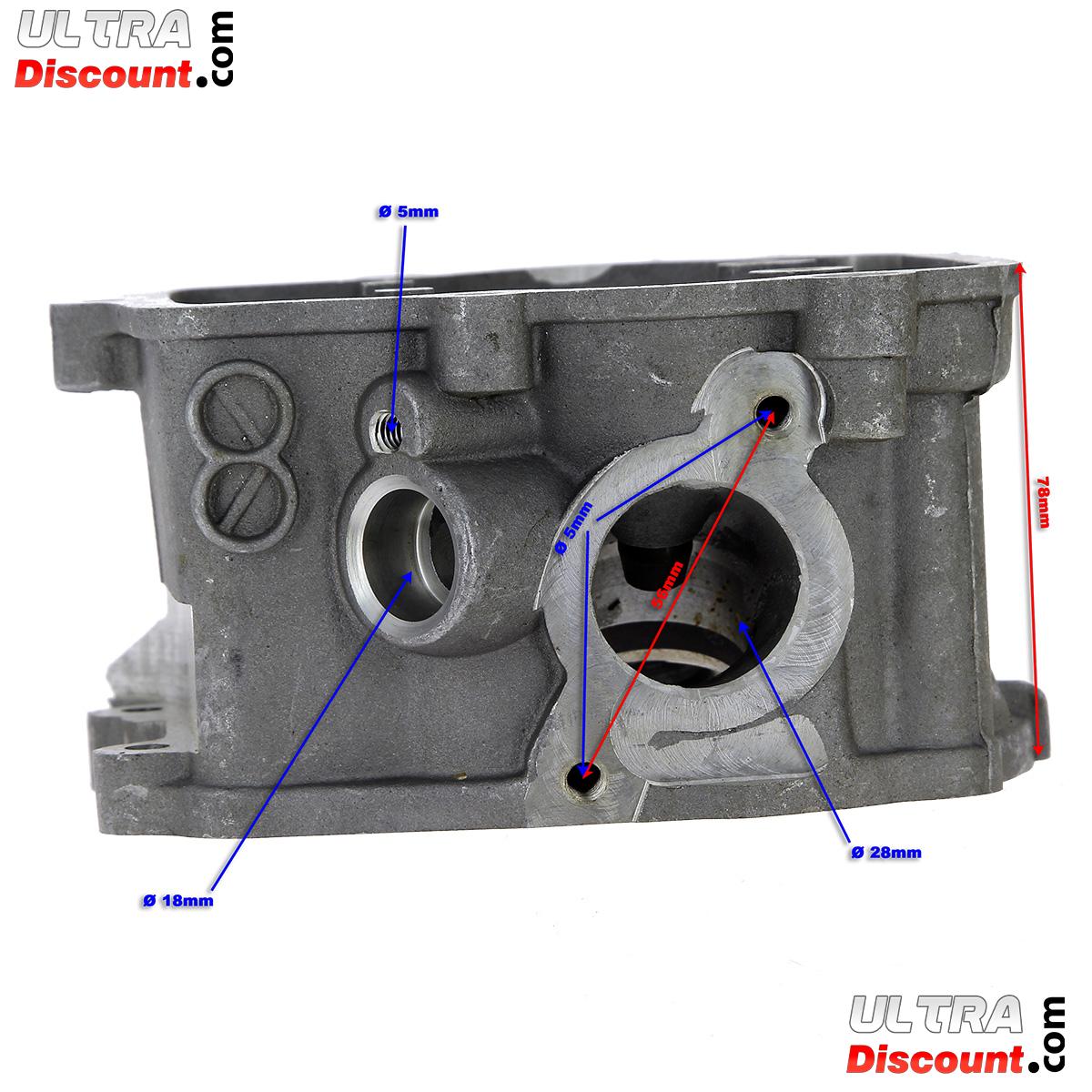 Culasse pour Quads Shineray 250ST-9C (Moteurs 172MM) photos 3