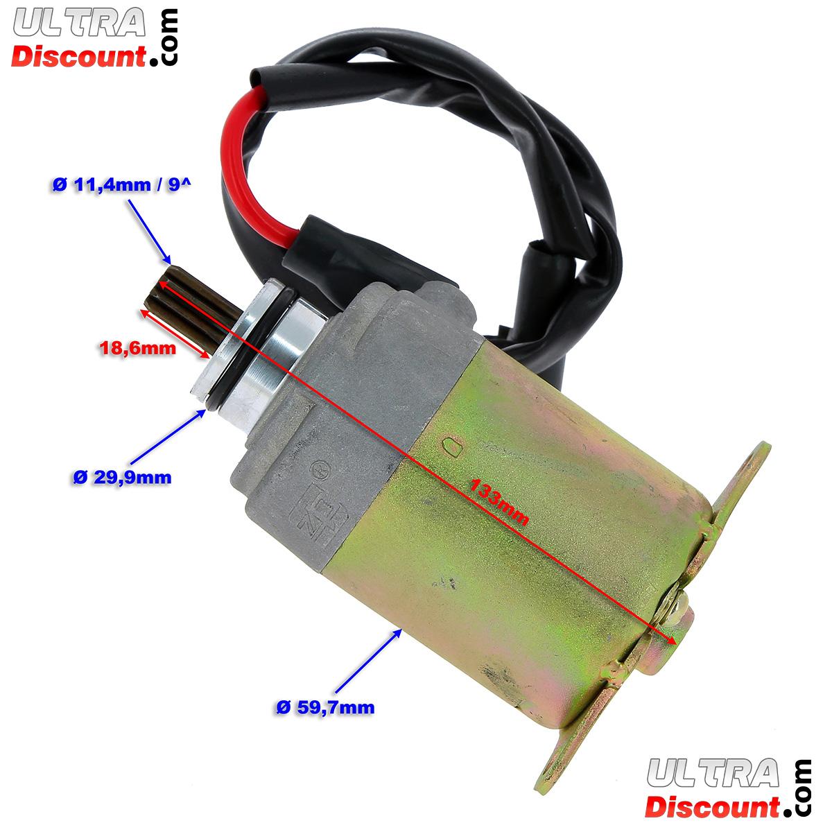 Dmarreur pour Scooter Chinois 4 Temps GY6 125cc photos 1