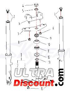 crou suprieur de fourche pour E-mini Skyteam photos 1